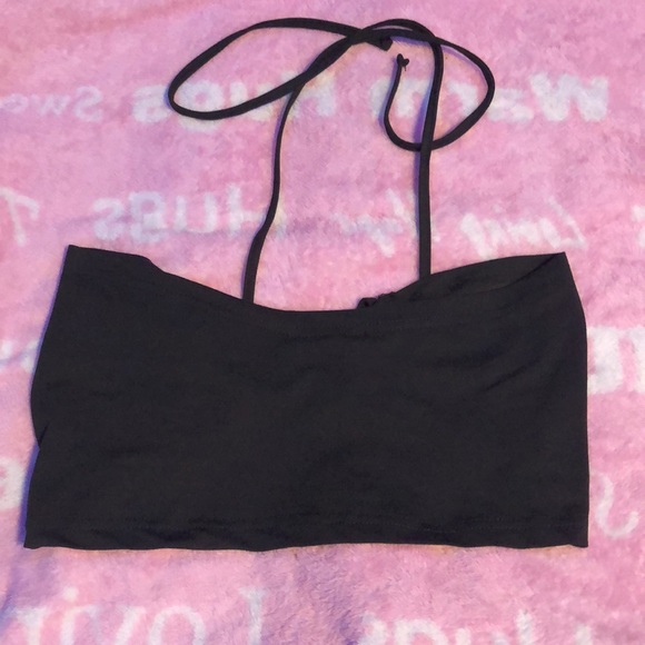 New Without Tags SHEIN Black Cute Crop Top - Picture 9 of 9